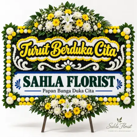 Papan Bunga Duka Malang